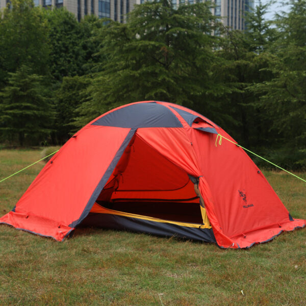 Outdoor Camping Camping Double-layer Aluminum Pole Tent - Image 5