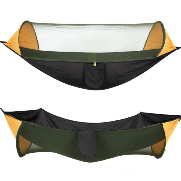 New Nylon Automatic Quick Opening Mosquito Net Hammock - Image 2