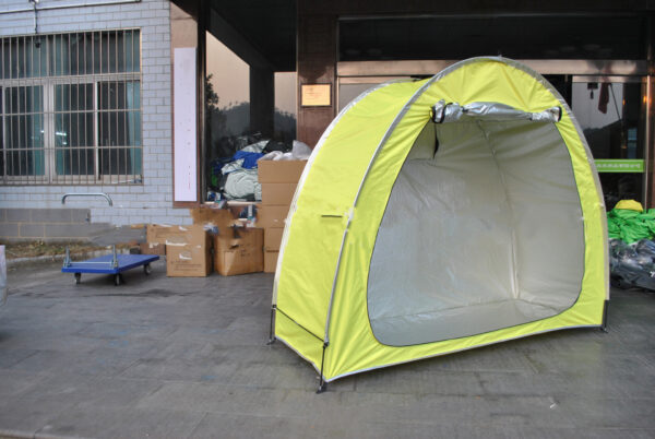 Parked mountain bike folding canopy - Image 8