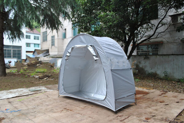 Parked mountain bike folding canopy - Image 10