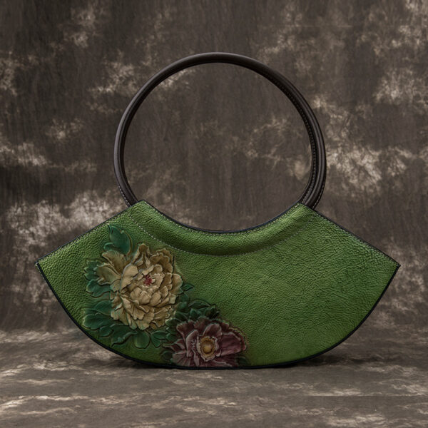 New Retro Female Bag Fashion Casual First Layer Cowhide One-shoulder Messenger Bag - Image 4