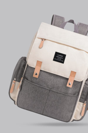 Factory cross-border direct supply large capacity multi-function waterproof Mummy bag backpack milk dad bag to send hook diaper pad