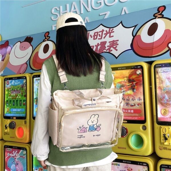 Japanese Cute Large Capacity Jk Crossbody Handbag - Image 7
