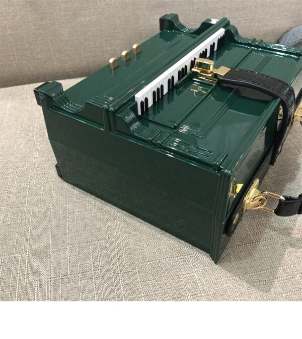 Piano Acrylic Box Shoulder Crossbody Small Square Bag - Image 6