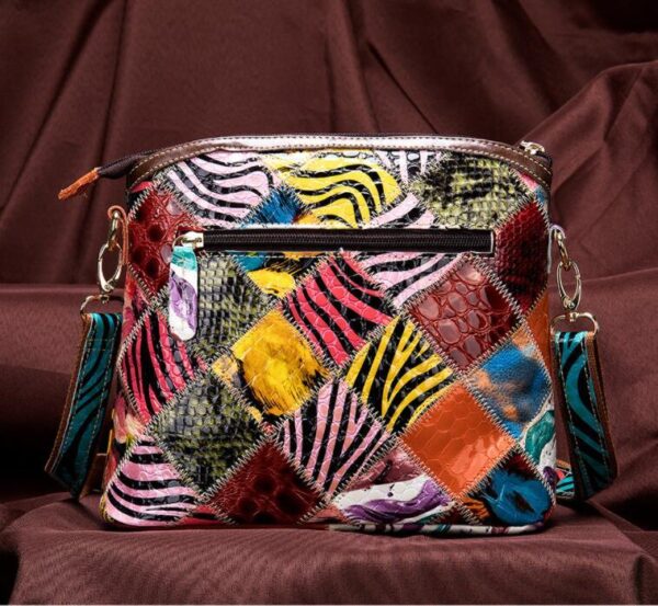 Head Layer Color Cowhide Shoulder Bag Woman - Image 6