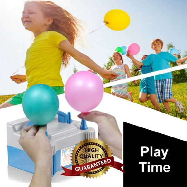 Portable High Power Electric Balloon Twin Nozzles Inflator Air Blower 240V - Image 8