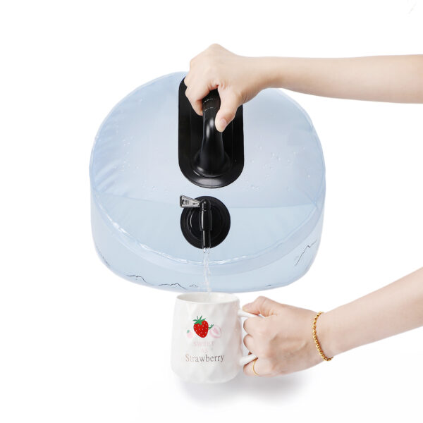 13L Camping Portable Water Bag Outdoor Hiking Travel Emergency Car Water Storage Equipment Home Living Water Tanks Foldable Water Container - Image 4