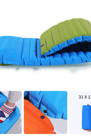 Camping Foot Type Automatic Portable Inflatable Bed Beach Mat Picnic Mat