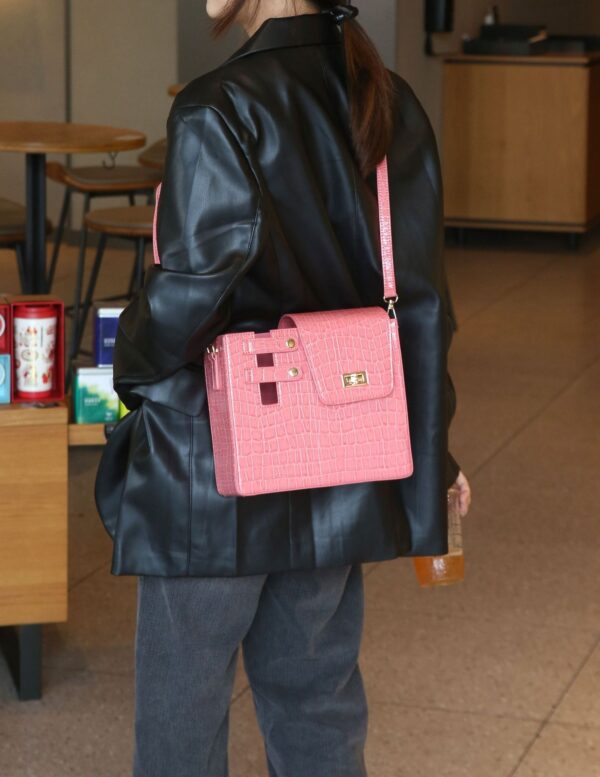 Stone Pattern Special-interest Design Crossbody Bag - Image 6