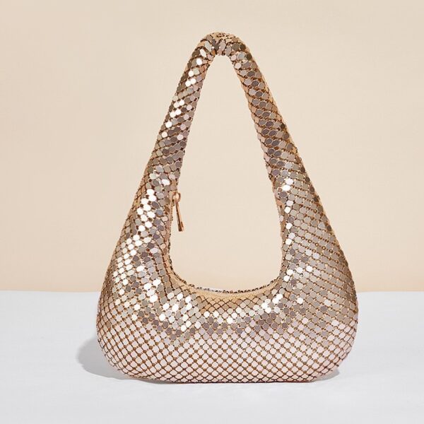 Women's Underarm Bag Aluminum Sheet Dinner Party Fashion Handbag - Image 8