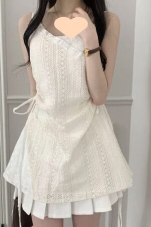 Western Style Drawstring Lace Waist Lace Sling