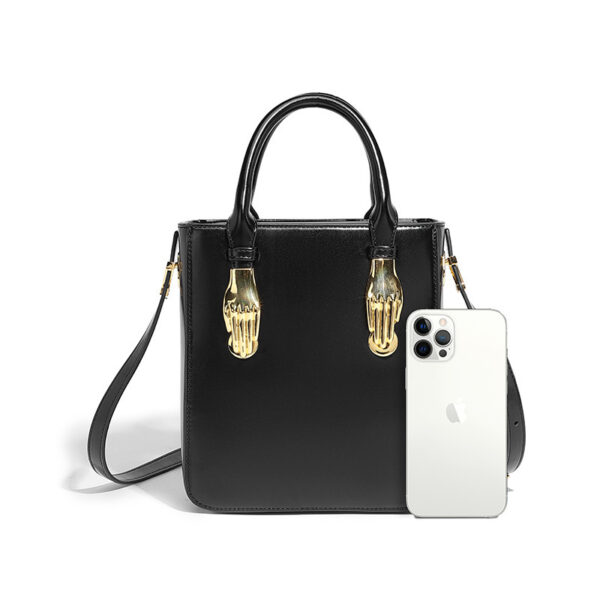 Mini Small Square Bag Metal Handbag Shoulder Crossbody Female Student - Image 4