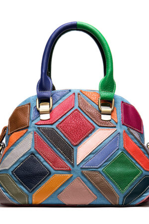 Head Layer Color Leather Cross - Slung Handbag Lady