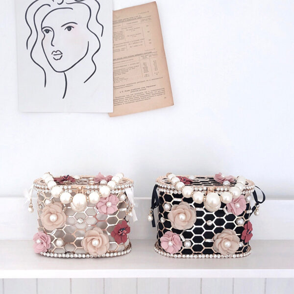 Pearl flower handbag - Image 2