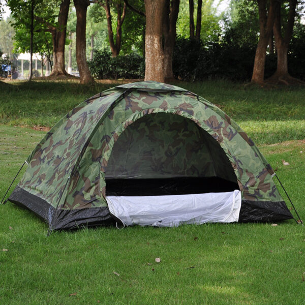 Double Camouflage Tent Leisure Tent Outdoor Camping Tent - Image 2