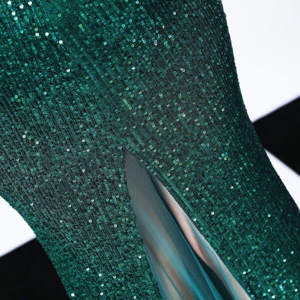 Sequined Party Dress Long Banquet Slim Fishtail - Image 7