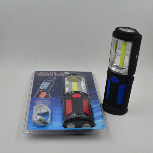 UsB charging, car maintenance, led working lights, on-board magnet emergency lights, 360 degree COB outdoor lighting - Image 2