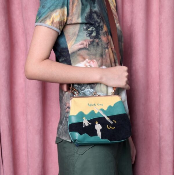 Vintage Velvet Bag Canvas Embroidery Vintage Messenger Bag Women In The 2020 Series Of One Day - Image 7