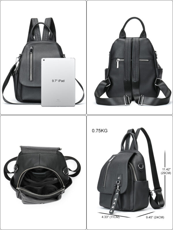 Women's Summer Leisure All-matching Bag Girls' Shoulder Large Backpack - Image 9