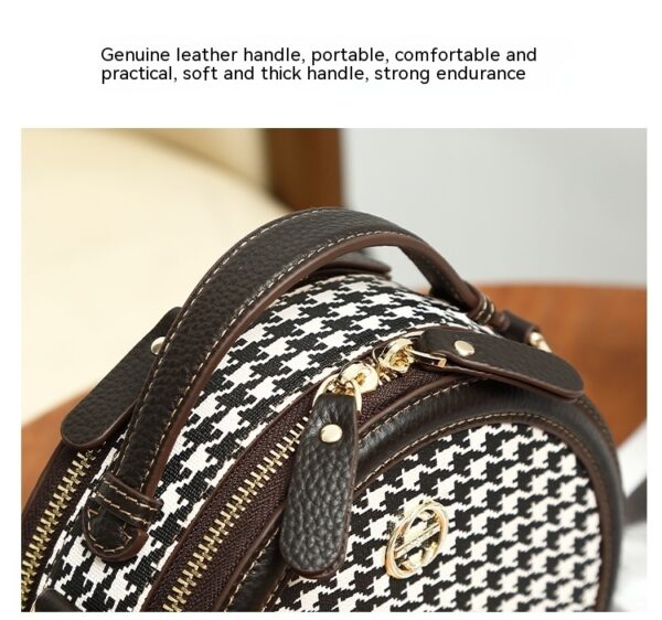 Retro Easy Matching Round Women's Bag Crossbody Shoulder Bag - Image 8