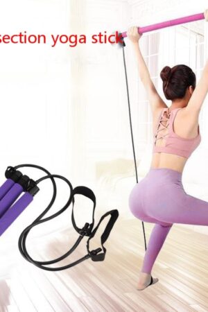 Three-section Pilates fitness stick