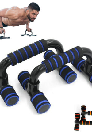 H-shaped Push-up Stand Sponge Hand Grip ABS Fitness Chest Training Grip Bar Fitness Exercise Trainer
