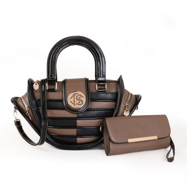 Women's Colorful Splicing Fashion Child Mother One Shoulder Crossbody Handbag - Image 4