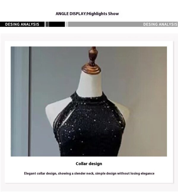 Black Evening Dress For Women - Image 10