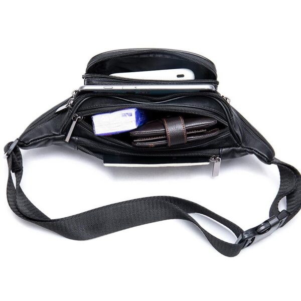 Sheepskin Outdoor Portable Chest Waist Bag - Image 2