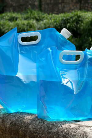 PVC Outdoor Camping Hiking Foldable Portable Water Bags Container