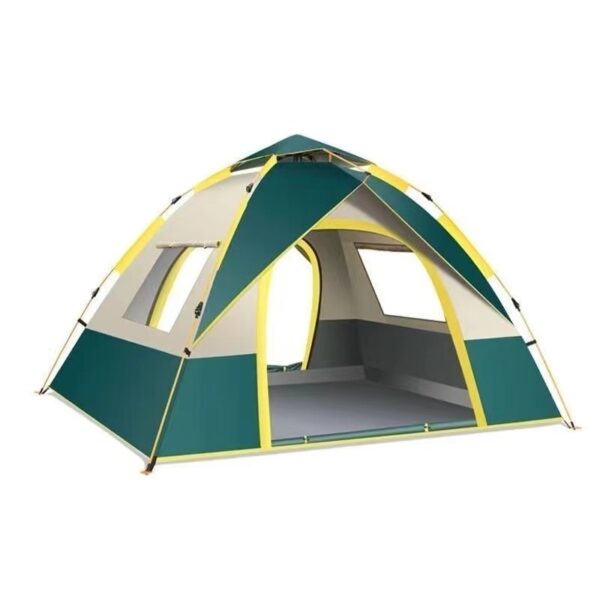 3-4 Double Automatic Outdoor Camping Tent Thick Rain And Sun Protection - Image 5