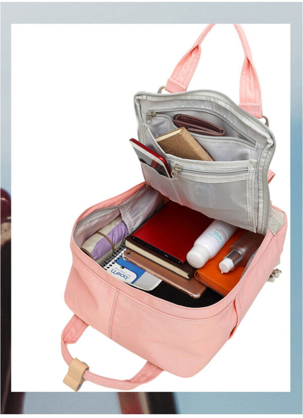 Fashion Stripe Casual Computer Backpack - Image 3