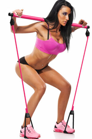 Home Elastic Sports Training Hip Training Pulling Rope Pilates Stick