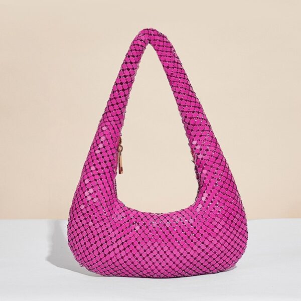Women's Underarm Bag Aluminum Sheet Dinner Party Fashion Handbag - Image 10