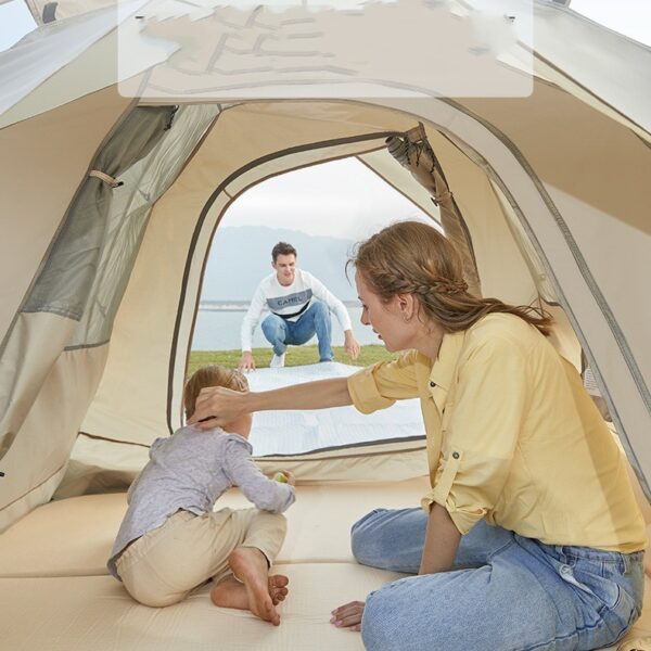 Outdoor Fully Automatic Pop Open Camping Sunscreen Rain Easy Storage Folding Tent - Image 2