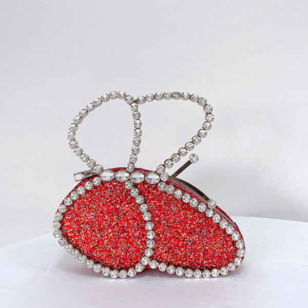 Butterfly Handbag Rhinestone Lady - Image 5