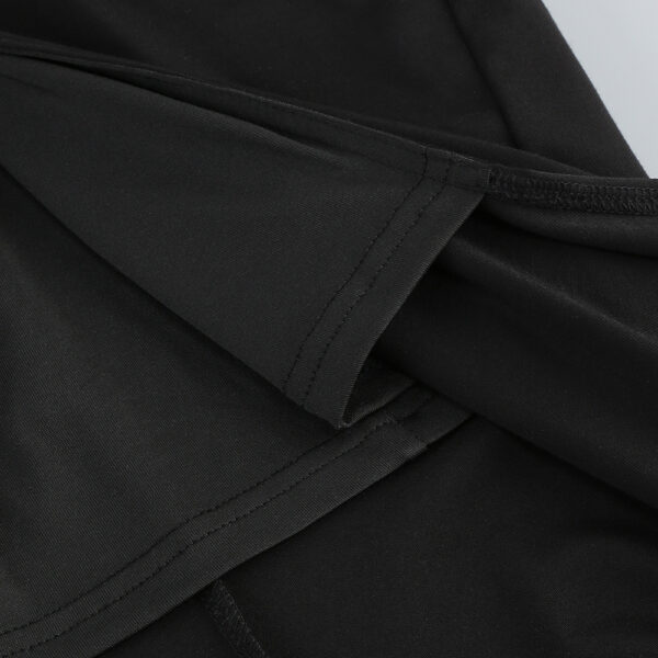 Sexy V-neck Backless Long Sleeves Skirt Waist Decorative Flower Split Fishtail Gown Dress Long - Image 9