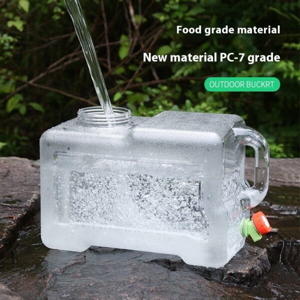 Outdoor Bucket Household Water Breaker Car Camping With Faucet - Image 3