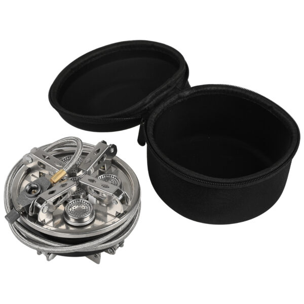 Outdoor Picnic Portable Foldable Camping Stainless Steel Split Stove - Image 6