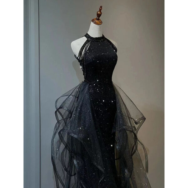 Black Evening Dress For Women - Image 4