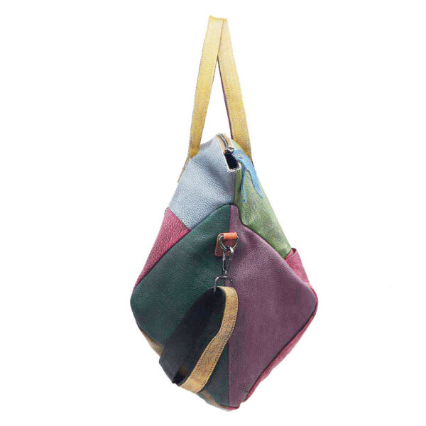 Vintage Cowhide Brushed Portable Messenger Bag - Image 10