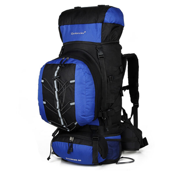 Factory wholesale professional sports 80L mountaineering bun outdoor travel exercise double shoulder bag hiking bag - Image 3