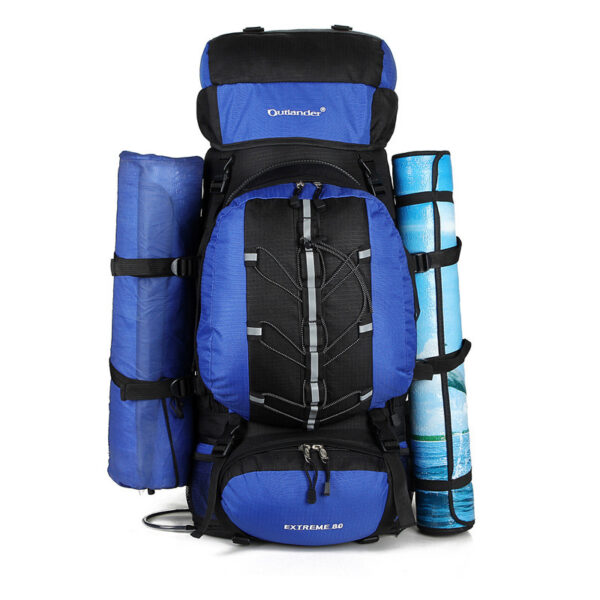 Factory wholesale professional sports 80L mountaineering bun outdoor travel exercise double shoulder bag hiking bag - Image 2