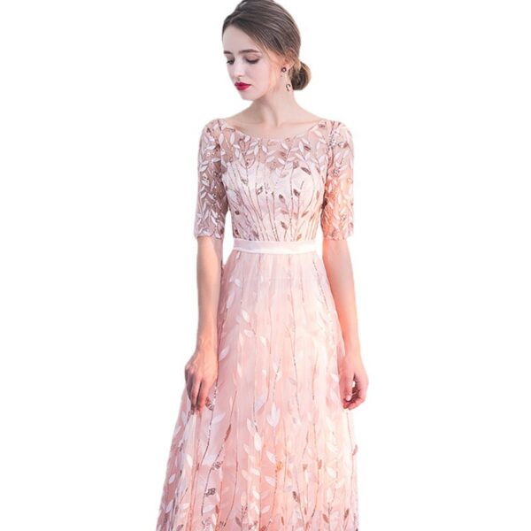 Elegant Princess Dress Shows Thin Girl - Image 3