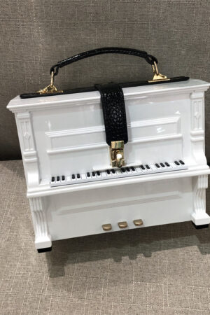 Piano Acrylic Box Shoulder Crossbody Small Square Bag