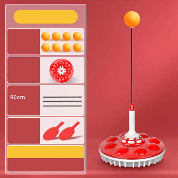 Household Suction Cup Type Self Training Elastic Flexible Shaft Children Parent Child Ball Training Device - Image 7