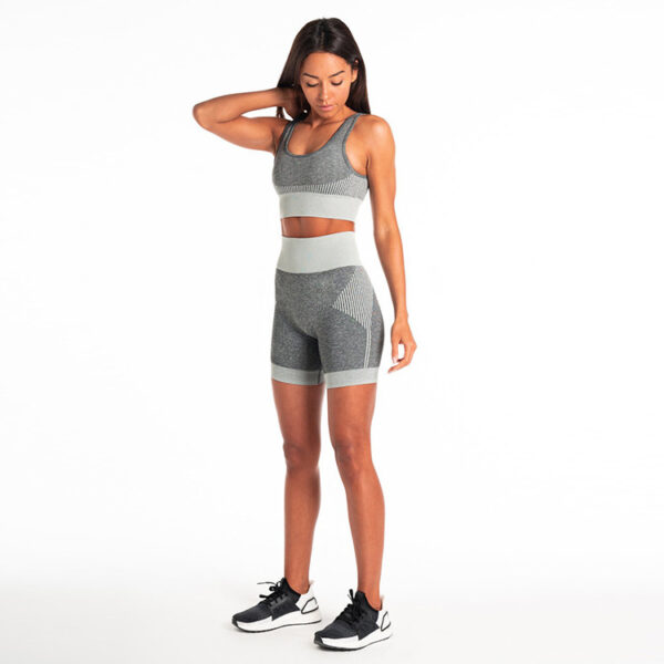 Seamless shorts fitness suit - Image 5