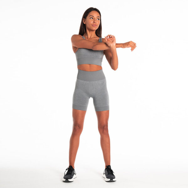 Seamless shorts fitness suit - Image 4