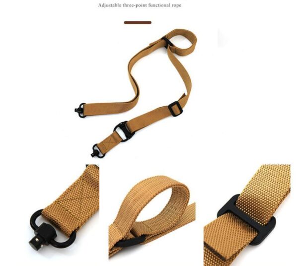 Outdoor Camping Tactical Harness QD Button Nylon Double Point - Image 6