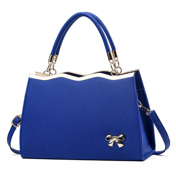 Fashion Bowknot Handbag Large Capacity Shoulder Messenger Bag - Image 8